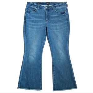 NYDJ Womens‎ Flare Lift Tuck Technology Sz 12 Blue Jeans